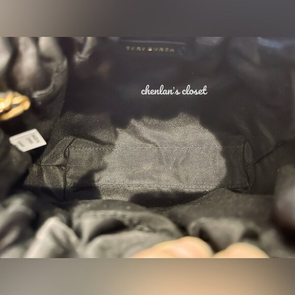 Tory Burch Fleming Feather Mini Hobo With Chain Strap and Gold Hardware NWT - Picture 12 of 16